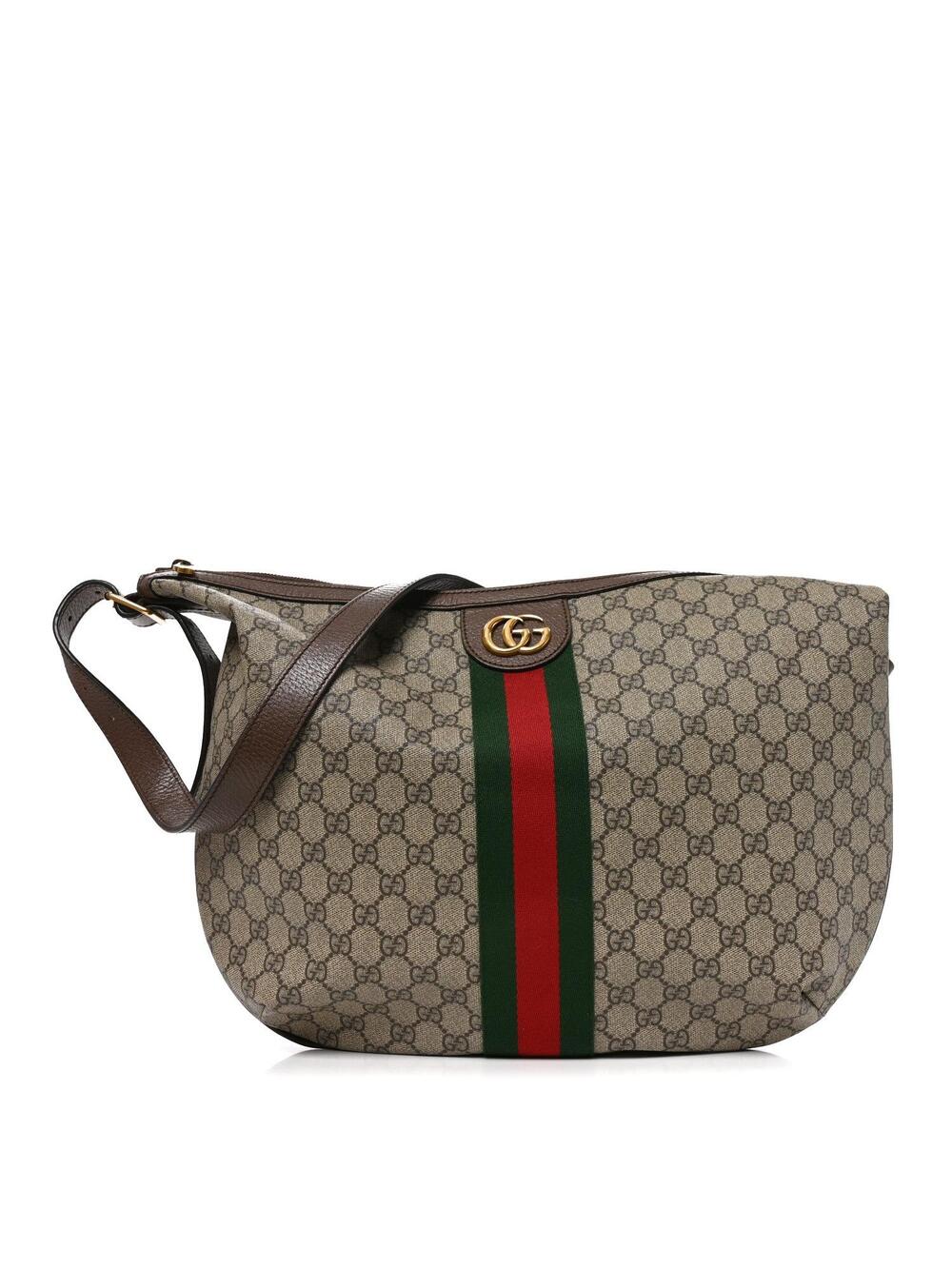 Gucci Gg Supreme Web Ophidia Half Moon #343781G12B